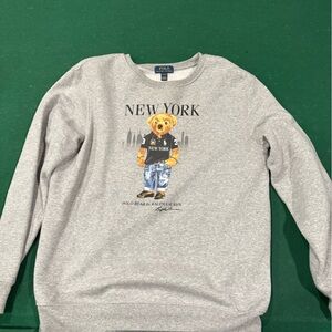 Ralph Lauren Light Gray Crewneck Sweater